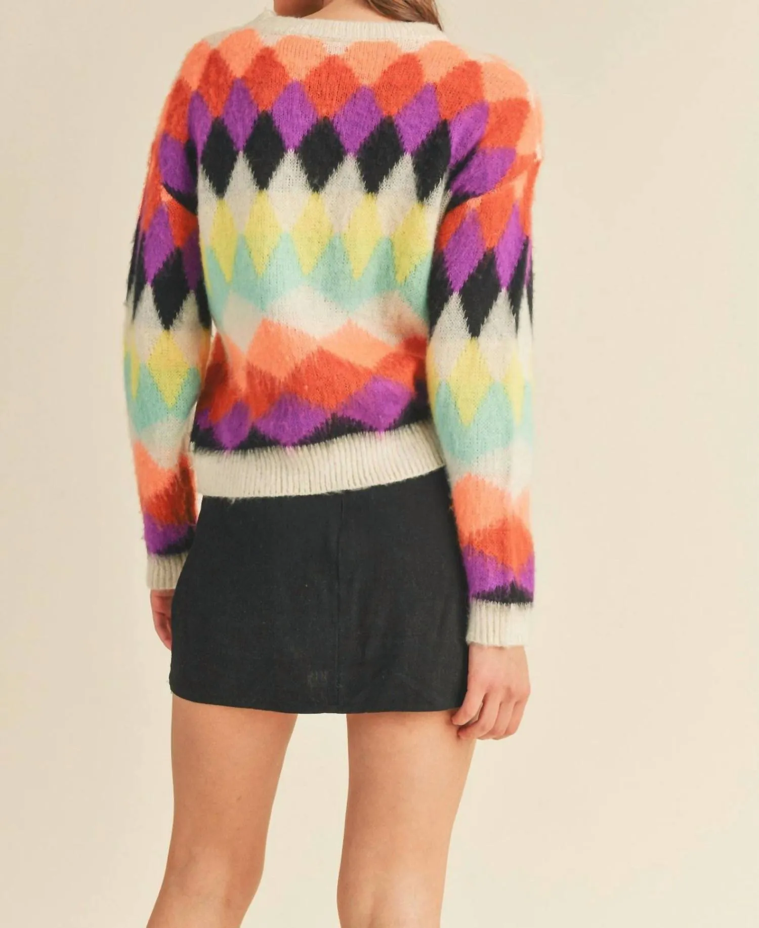 &Merci - Diamond Knit Sweater