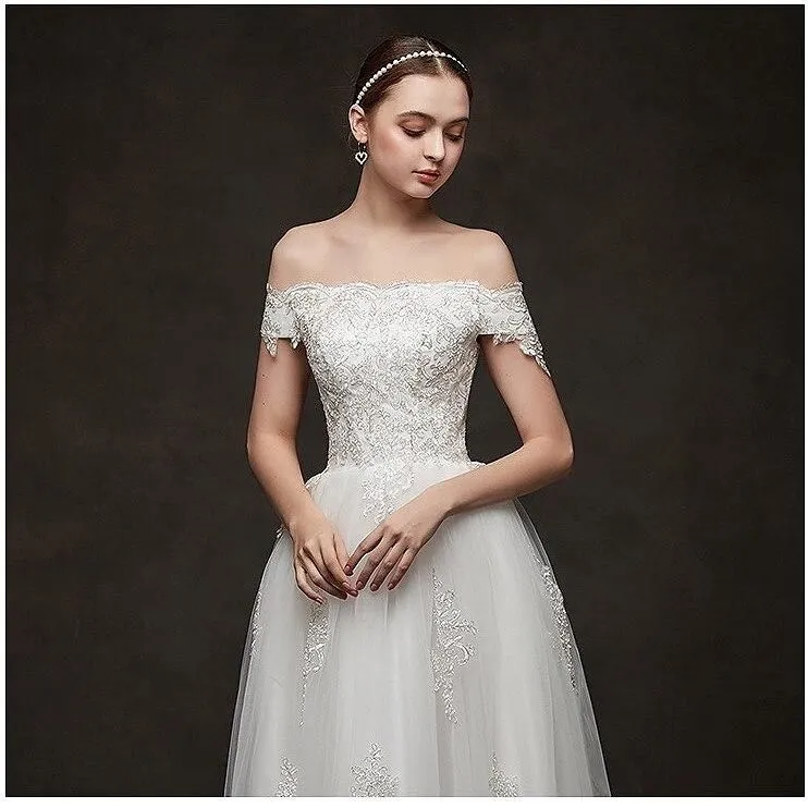Beautiful Boho Wedding Dress Gown