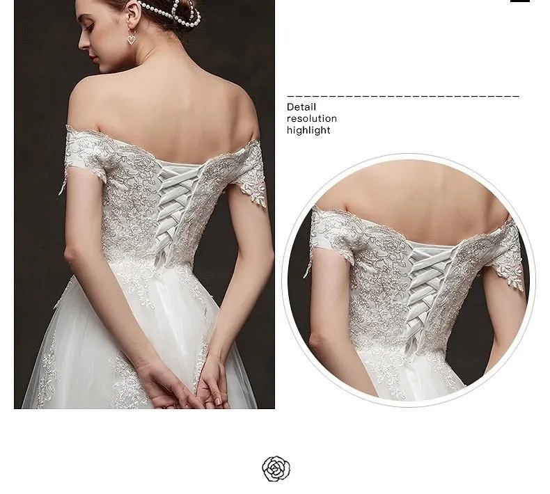 Beautiful Boho Wedding Dress Gown