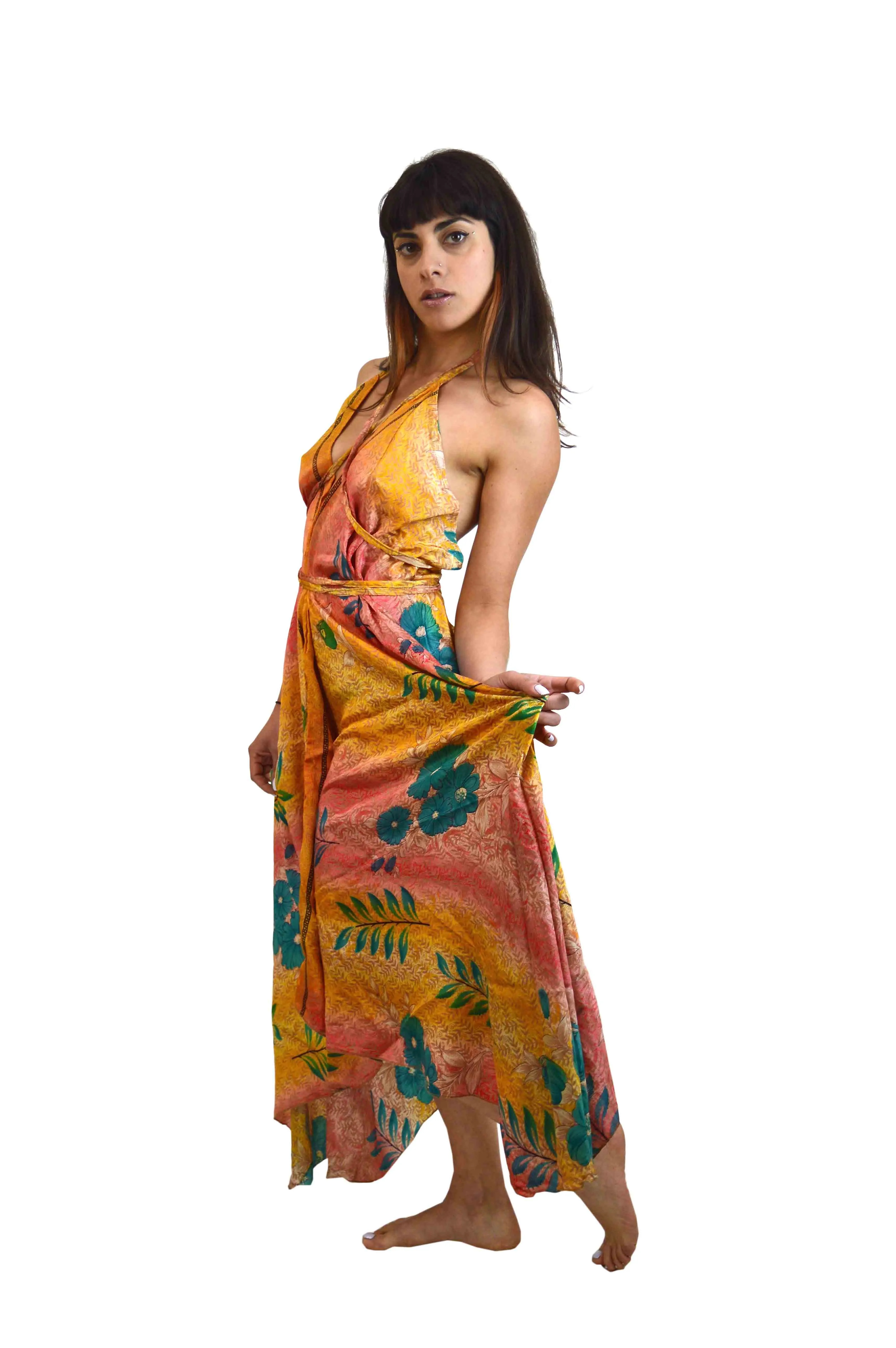 BOHO SILKY BEACH DRESS
