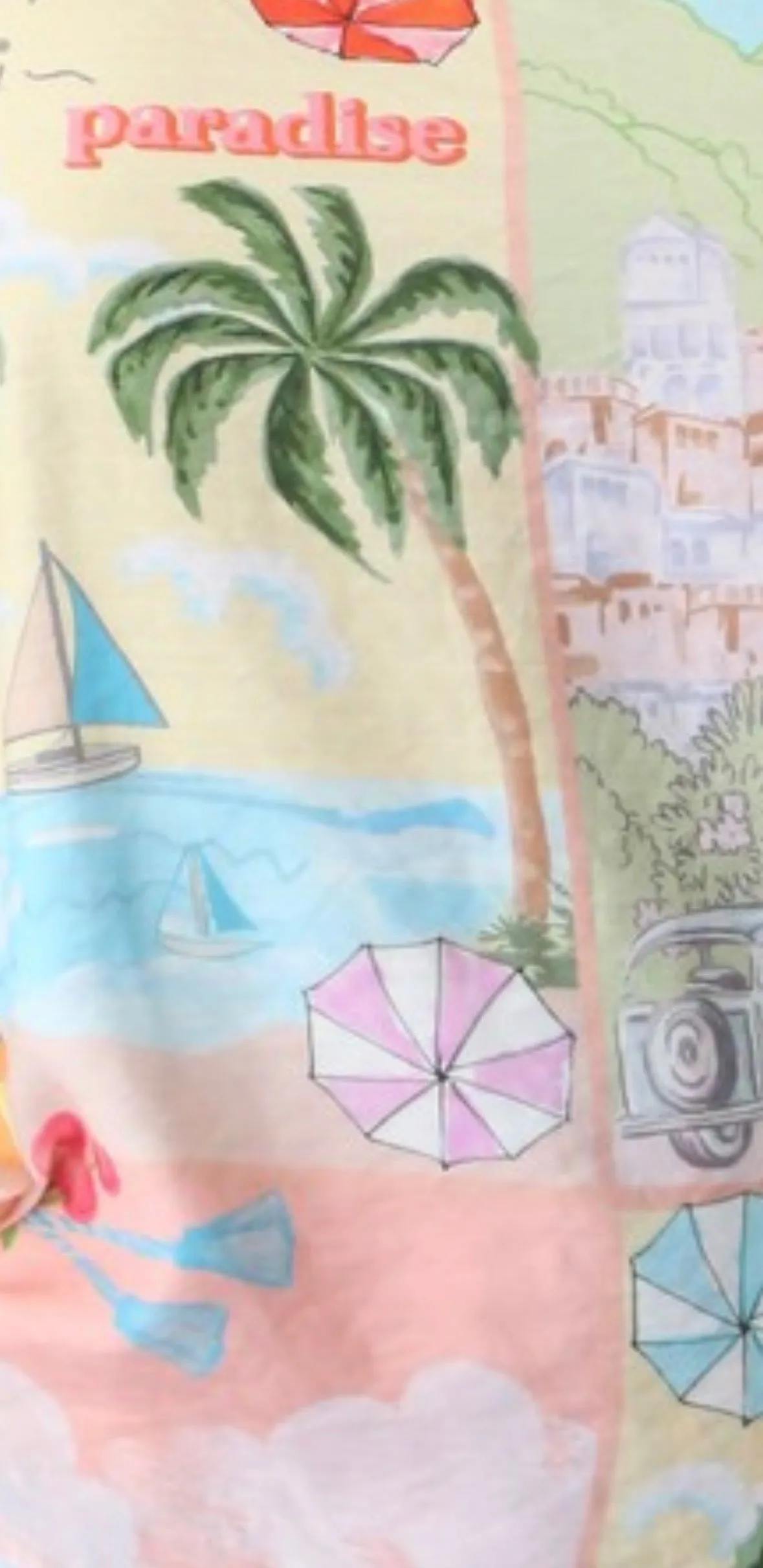 Capri Paradise Singlet Top