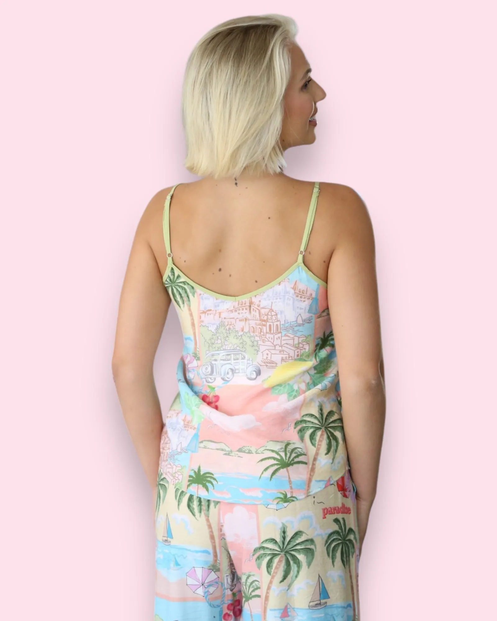 Capri Paradise Singlet Top