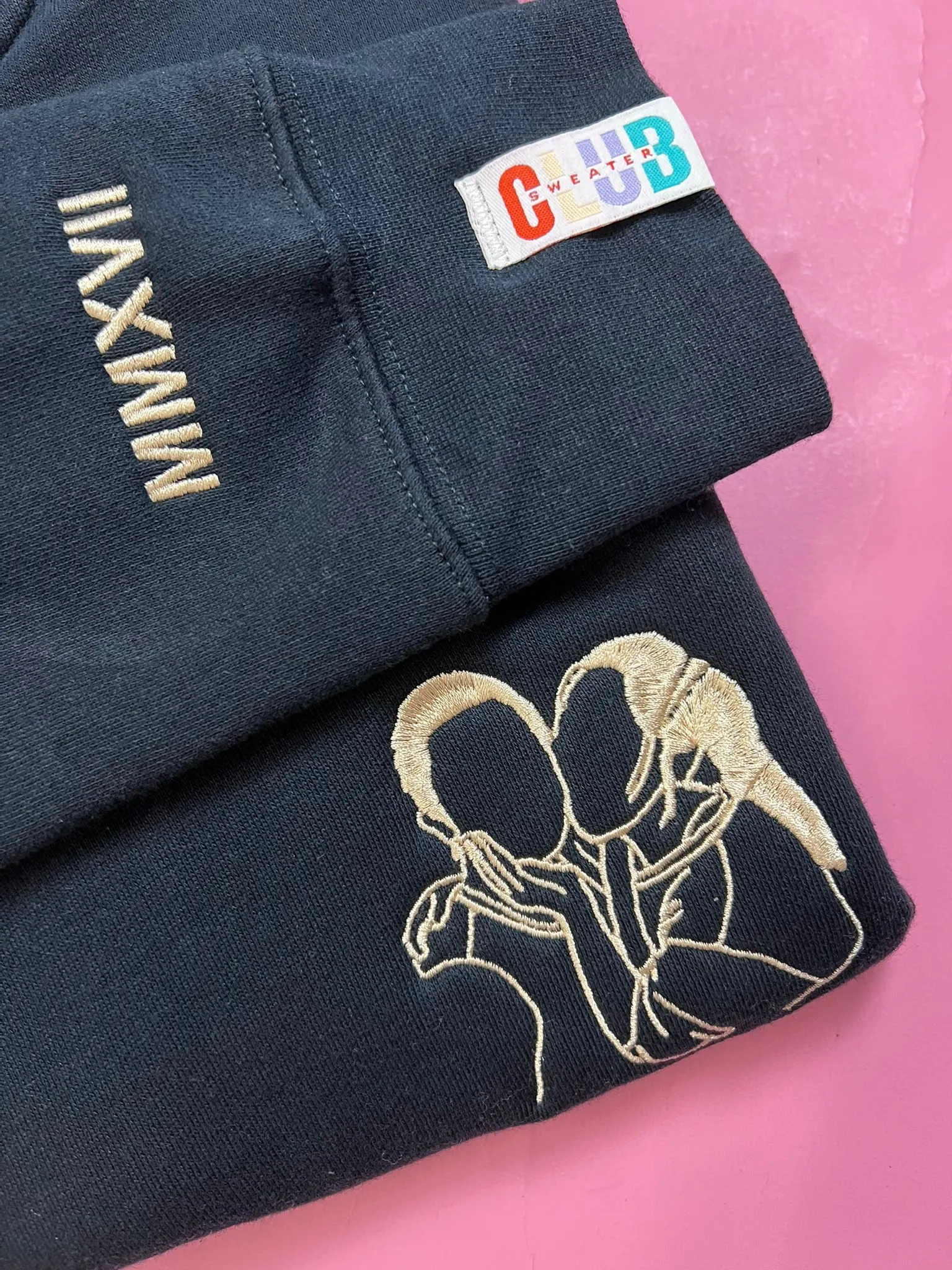 Custom Line Drawing OVERSIZED Custom Sweaters.