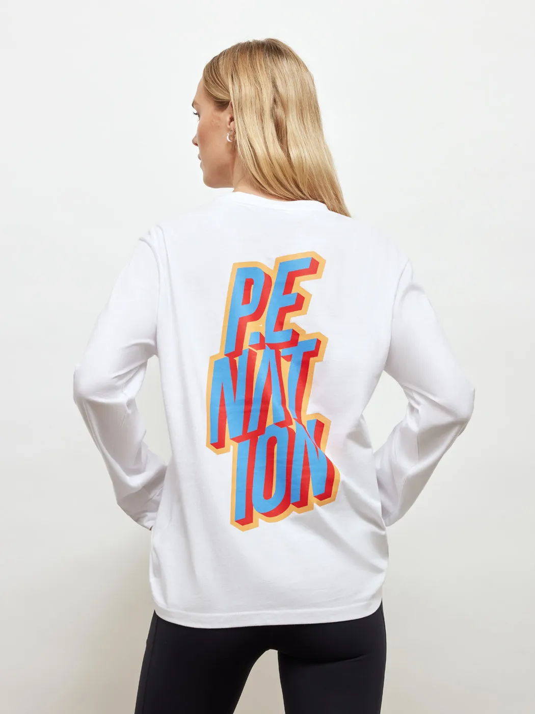 Daze Long Sleeve Tee - Optic White