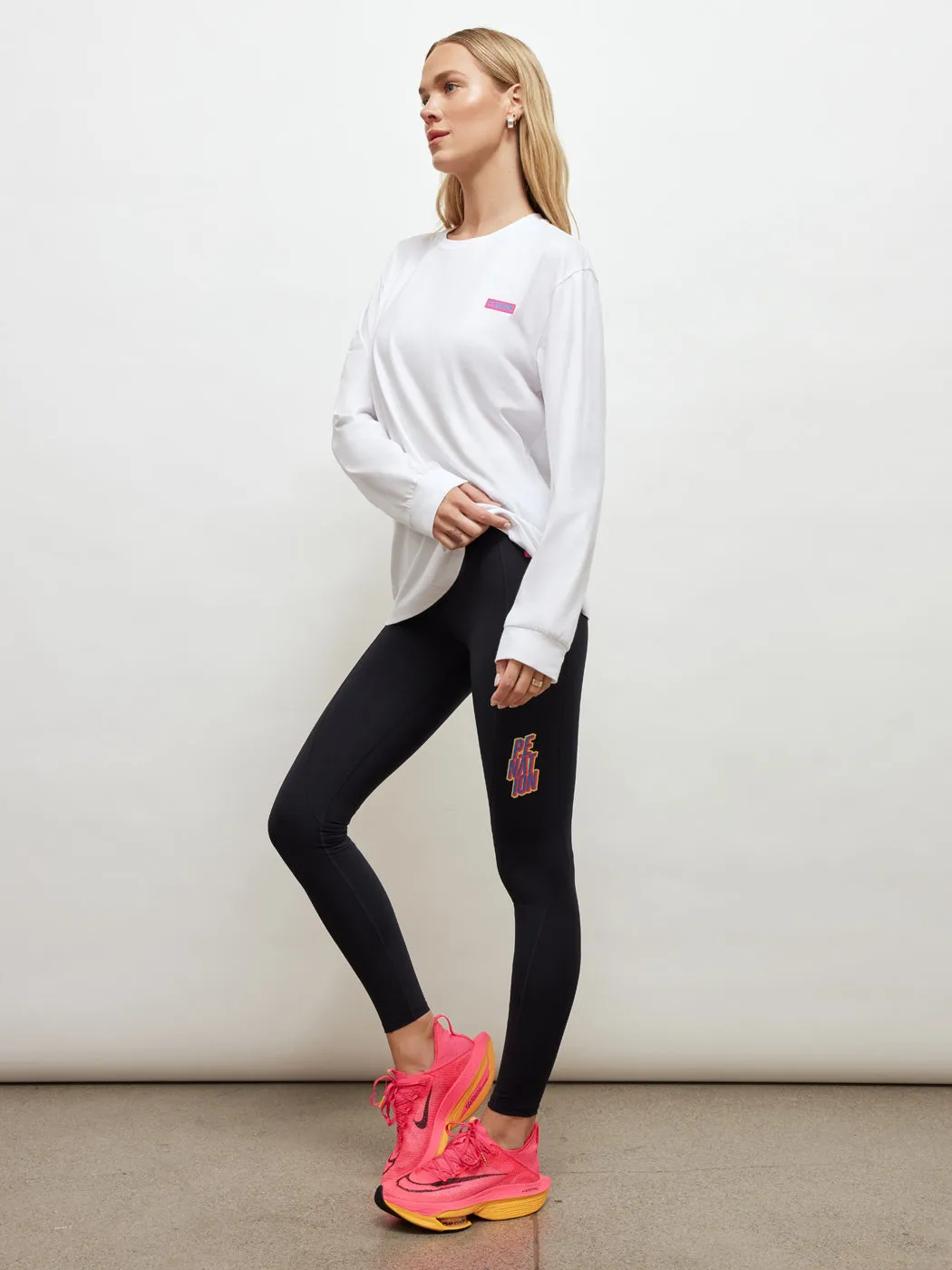 Daze Long Sleeve Tee - Optic White
