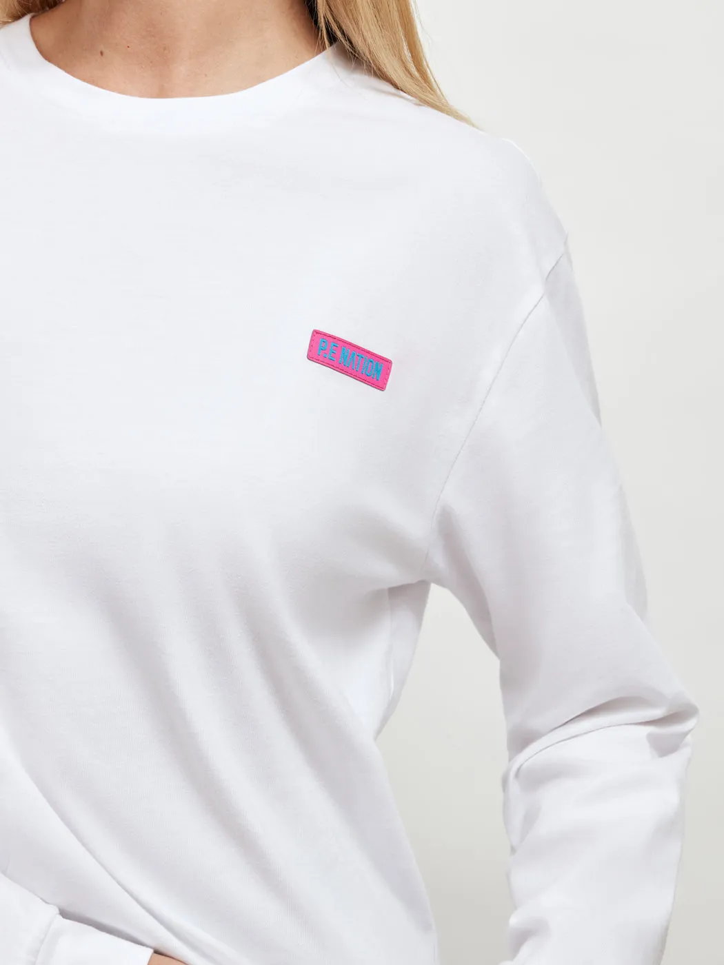Daze Long Sleeve Tee - Optic White