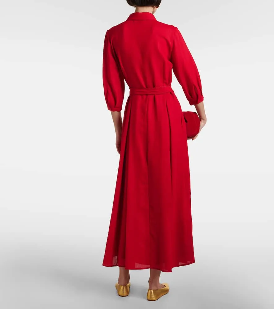 Gabriela Hearst Andy virgin wool shirt dress