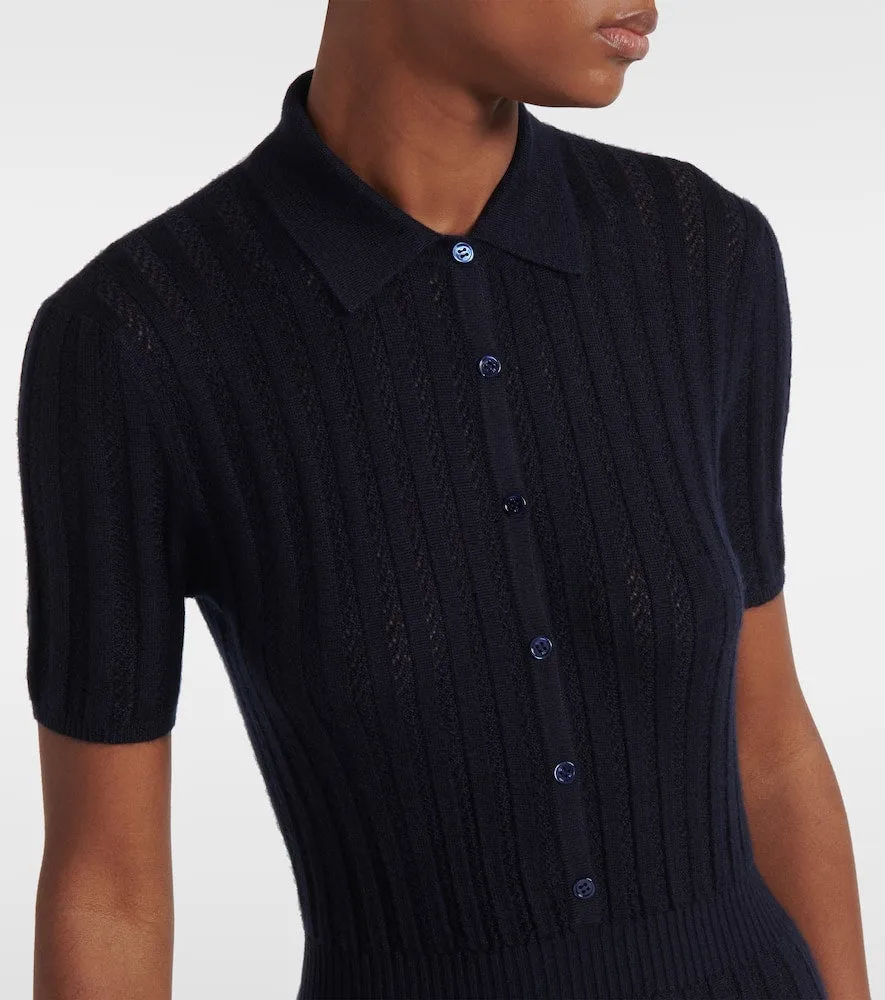 Gabriela Hearst Elvis cashmere and silk shirt dress