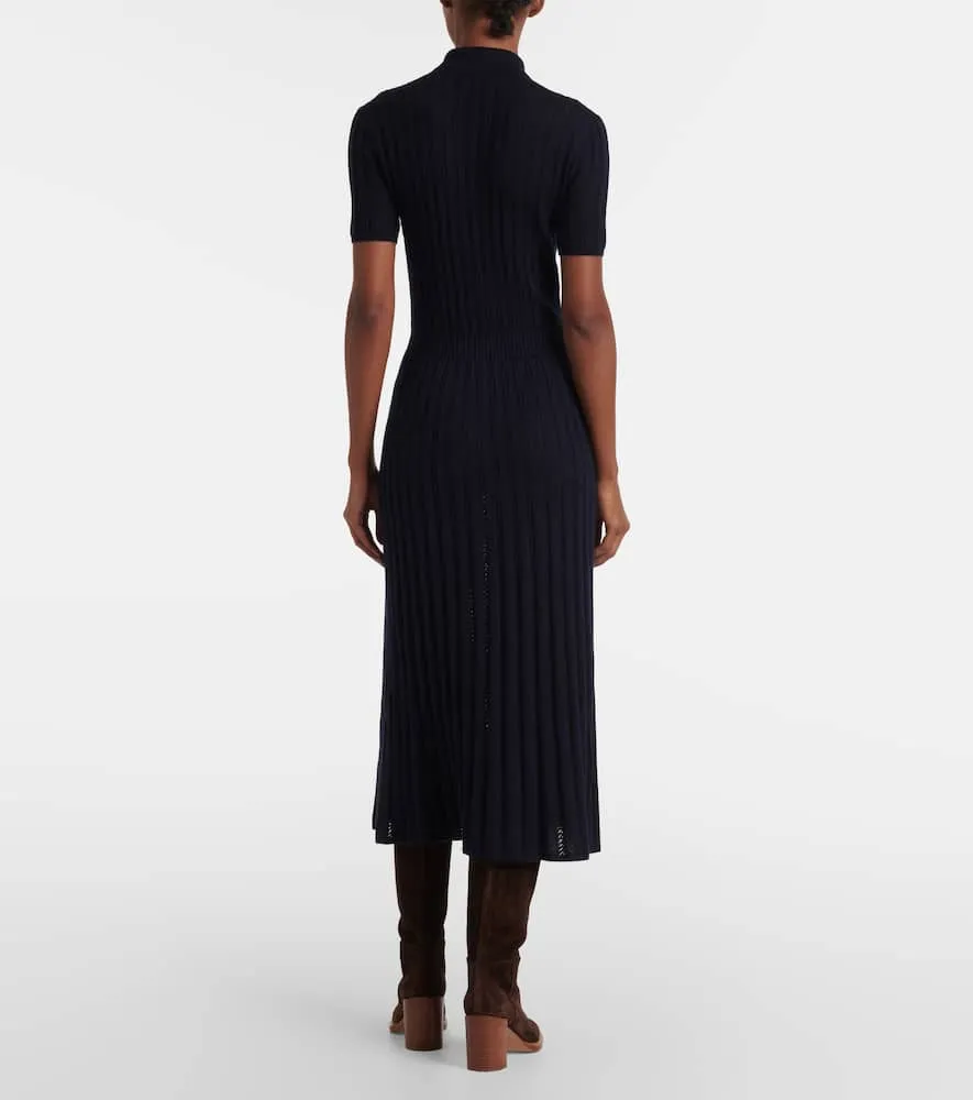 Gabriela Hearst Elvis cashmere and silk shirt dress
