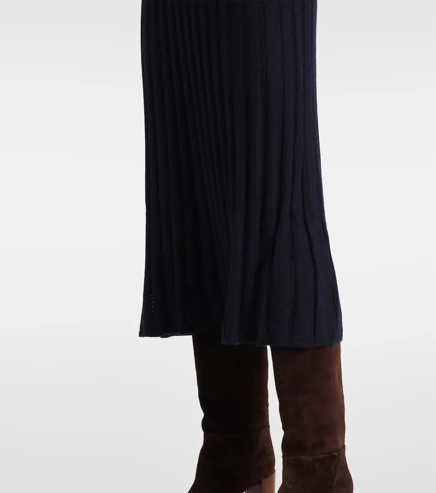 Gabriela Hearst Elvis cashmere and silk shirt dress