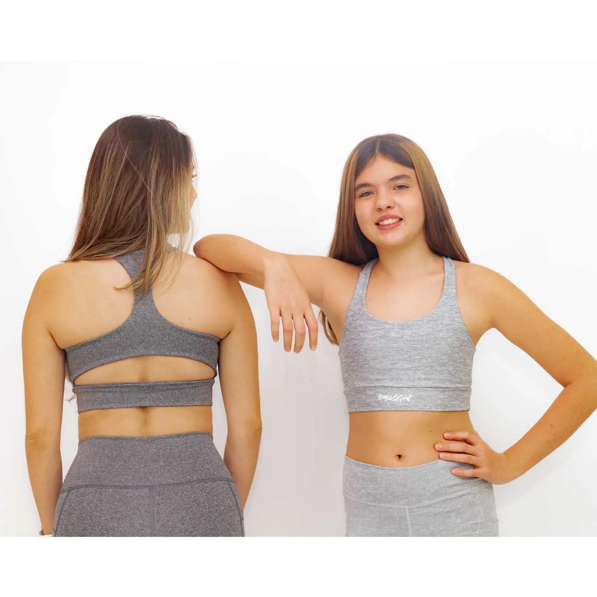 GIRLS' ENERGY SILVER SPORT BRA
