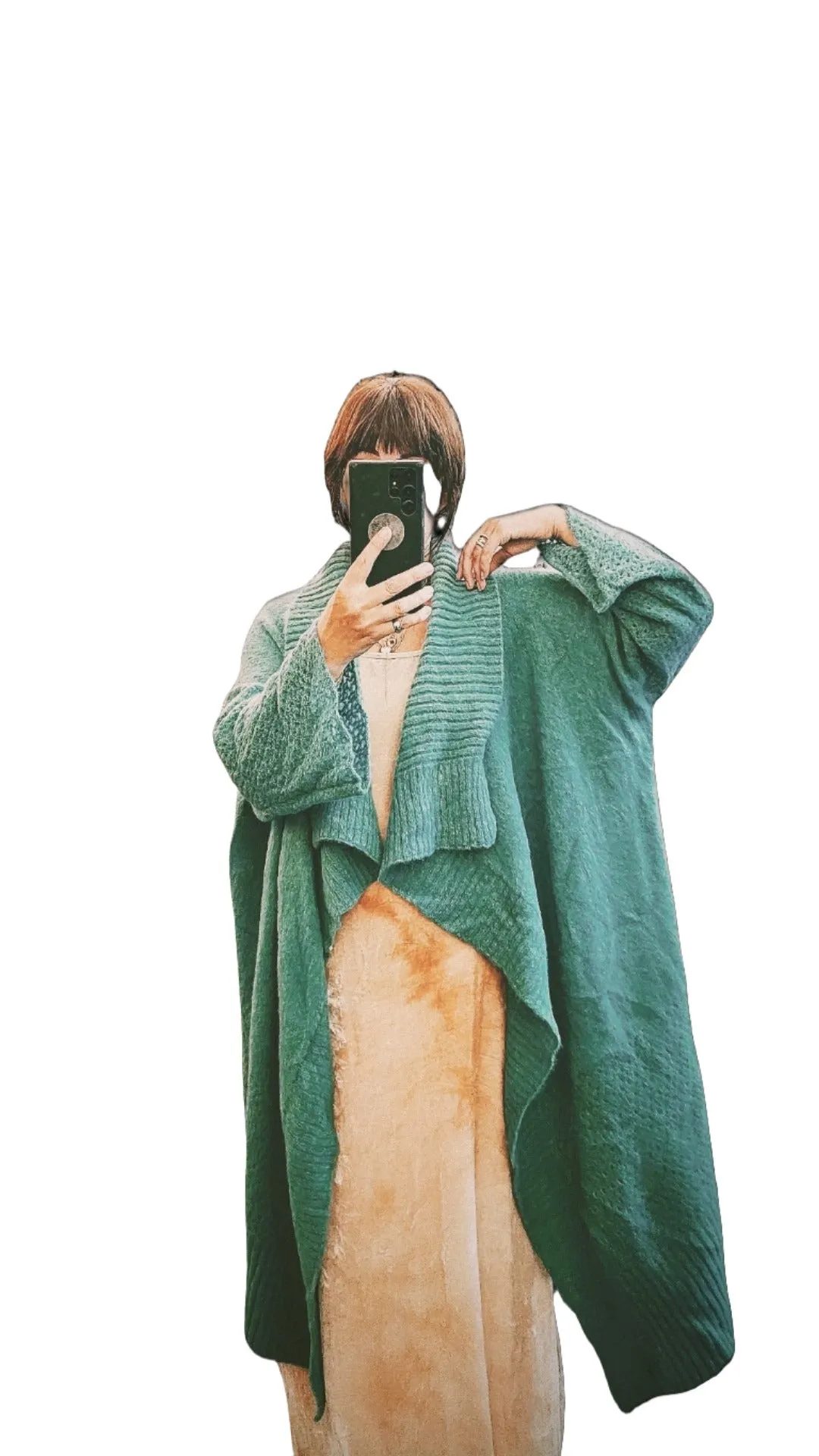 Light weight cardigan (Alpaca) Lilac