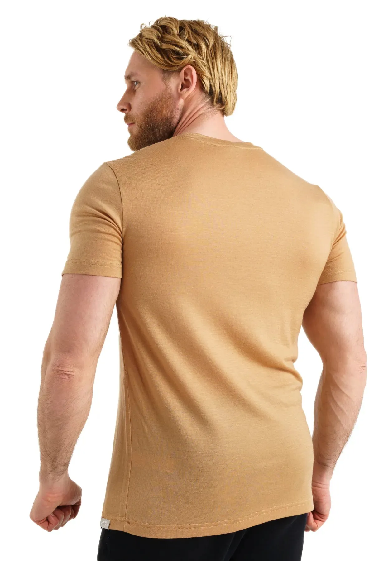 Men's Merino T-shirt 165 Camel