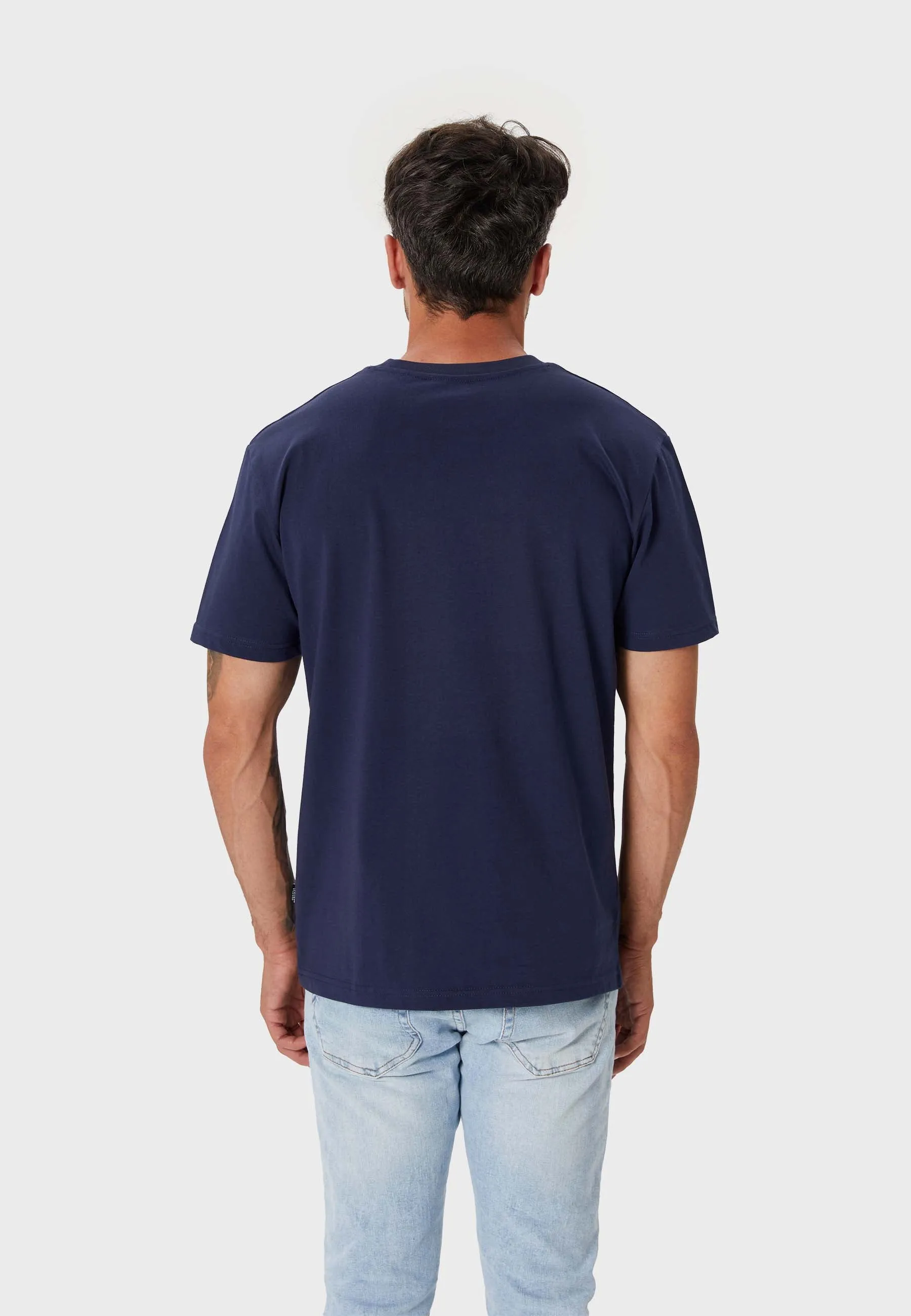 Oldskull Basic Samurai T-Shirt Navy Blue
