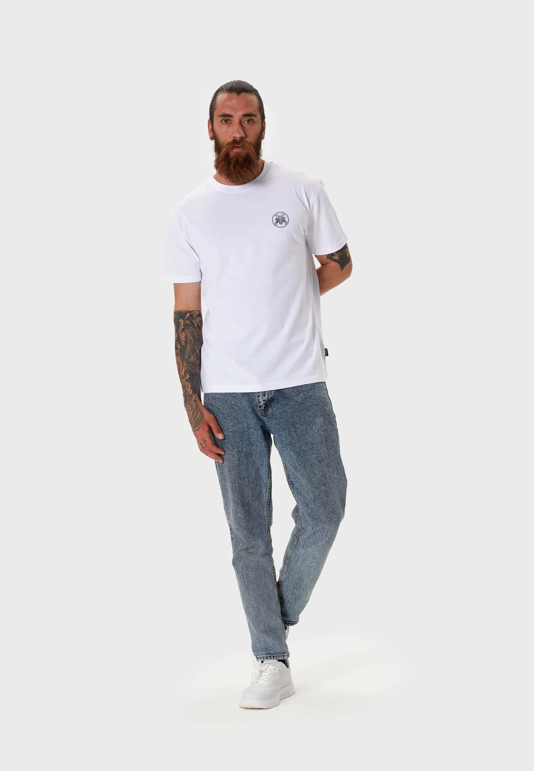 Oldskull Basic Samurai T-Shirt White