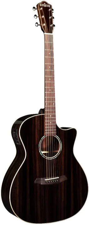 Rathbone R3ECE - No 3 Ebony Double Top Electro Cutaway