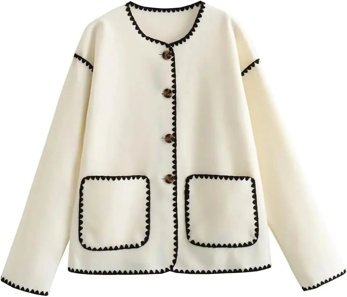 Women's Oversized Button Knit Sweater Coat   B382569